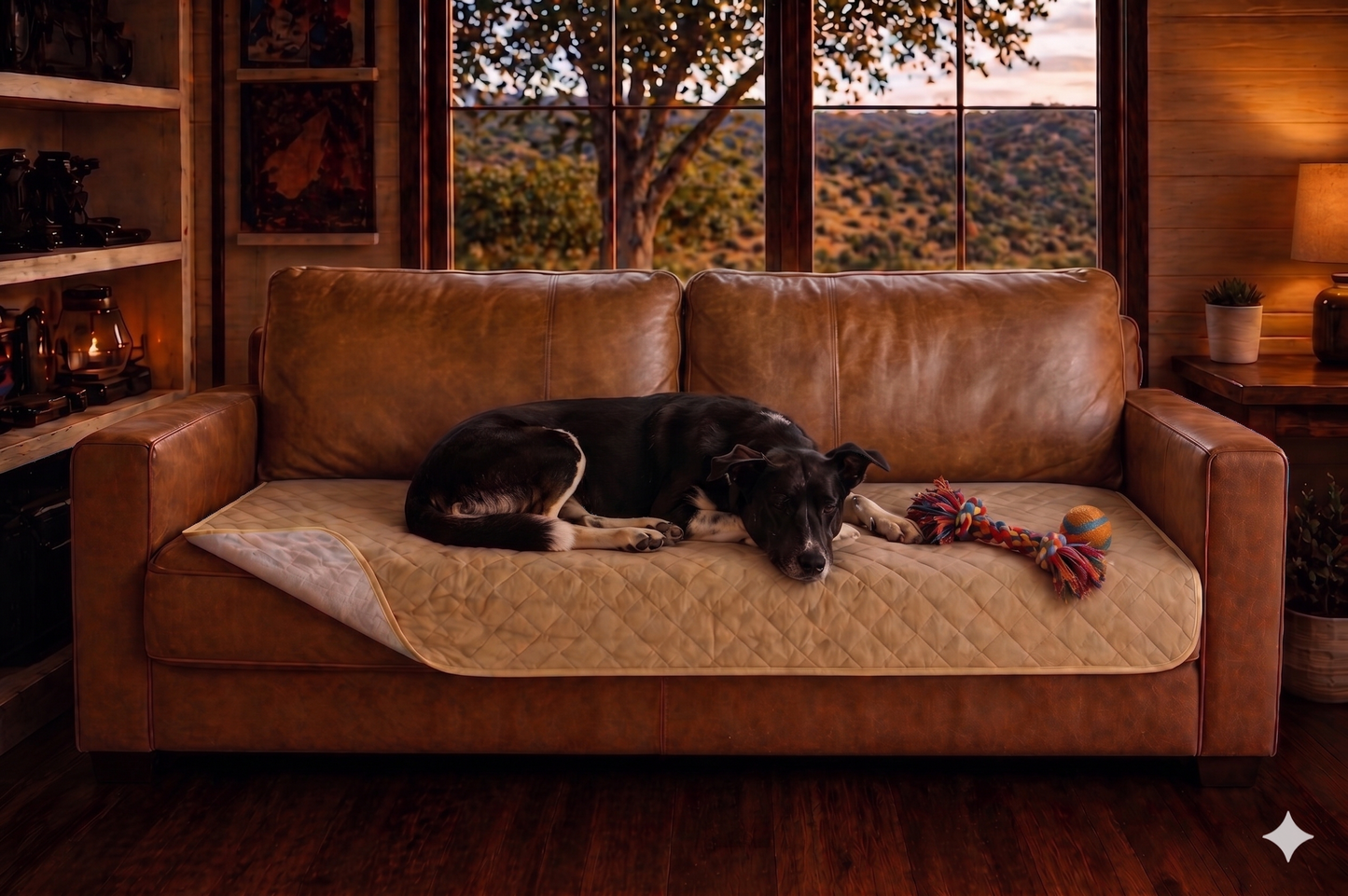 Waterproof Sofa Protector for Pets – Soft Quilted Cover