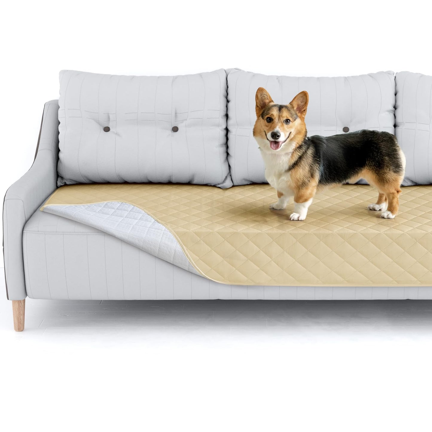 Waterproof Sofa Protector for Pets – Soft Quilted Cover