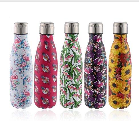 Floral Water Bottle