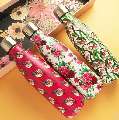 Floral Water Bottle