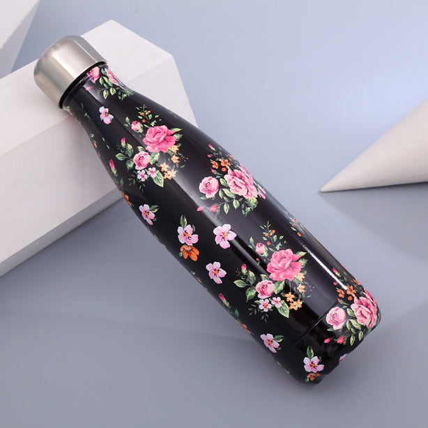 Floral Water Bottle
